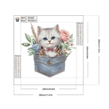 Load image into Gallery viewer, Cat-Partial Special Diamond Painting-30x30cm