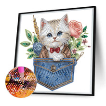 Load image into Gallery viewer, Cat-Partial Special Diamond Painting-30x30cm