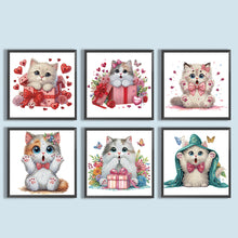Load image into Gallery viewer, Cat-Partial Special Diamond Painting-30x30cm