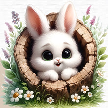 Load image into Gallery viewer, Easter Bunny-Full Round Diamond Painting-30x30cm