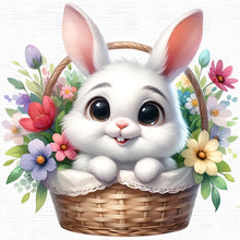 Load image into Gallery viewer, Easter Bunny-Full Round Diamond Painting-30x30cm