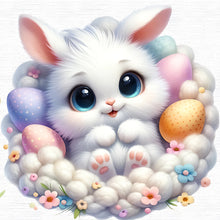 Load image into Gallery viewer, Easter Bunny-Full Round Diamond Painting-30x30cm
