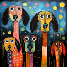 Load image into Gallery viewer, Color Puppy-Full Round Diamond Painting-30x30cm