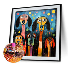 Load image into Gallery viewer, Color Puppy-Full Round Diamond Painting-30x30cm