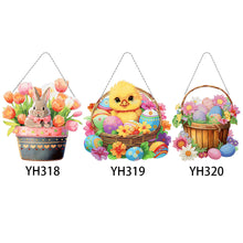 Load image into Gallery viewer, Easter-Acrylic Single Side Diamond Pendant