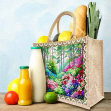 Load image into Gallery viewer, DIY Diamond Painting Linen Waterproof Handbag Shopping Storage Bag Totes Kit(with 2pcs diamond painting)
