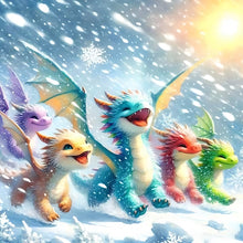 Load image into Gallery viewer, Fantasy Animal-Full Round Diamond Painting-30x30cm