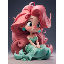 Load image into Gallery viewer, Princess Girl-Full Round Diamond Painting-30x40cm