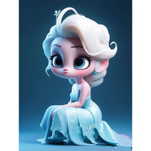 Load image into Gallery viewer, Princess Girl-Full Round Diamond Painting-30x40cm