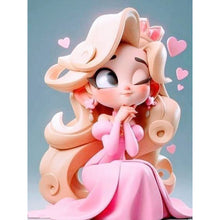 Load image into Gallery viewer, Princess Girl-Full Round Diamond Painting-30x40cm