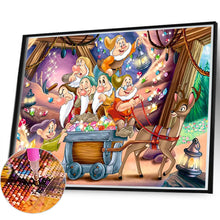 Load image into Gallery viewer, Forest Dwarf-Full Round Diamond Painting-90x70cm-Large Size