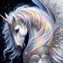 Load image into Gallery viewer, Unicorn-Full Round Diamond Painting-30x30cm