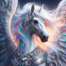 Load image into Gallery viewer, Unicorn-Full Round Diamond Painting-30x30cm