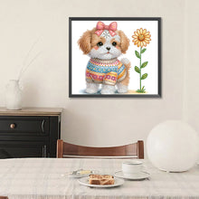 Load image into Gallery viewer, Dog-Partial Special Diamond Painting-35x30cm