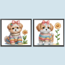Load image into Gallery viewer, Dog-Partial Special Diamond Painting-35x30cm