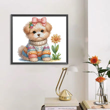 Load image into Gallery viewer, Dog-Partial Special Diamond Painting-35x30cm