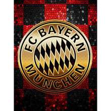 Load image into Gallery viewer, Bayern Munich Logo-Full Round Diamond Painting-30x40cm