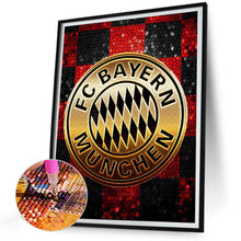 Load image into Gallery viewer, Bayern Munich Logo-Full Round Diamond Painting-30x40cm