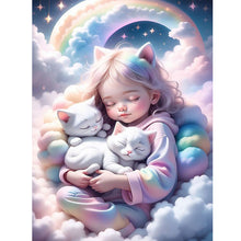 Load image into Gallery viewer, Sweet Girl-Full Round Diamond Painting-30x40cm