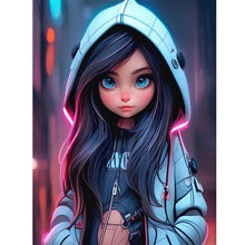 Load image into Gallery viewer, Sweet Girl-Full Round Diamond Painting-30x40cm