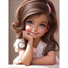 Load image into Gallery viewer, Life of Pets Girl-Full Round Diamond Painting-30x40cm