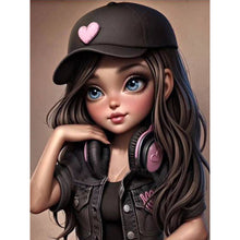 Load image into Gallery viewer, Life of Pets Girl-Full Round Diamond Painting-30x40cm