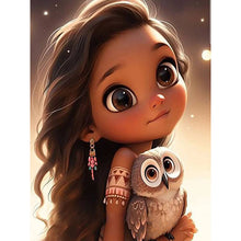 Load image into Gallery viewer, Life of Pets Girl-Full Round Diamond Painting-30x40cm
