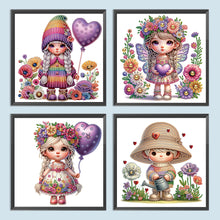 Load image into Gallery viewer, Garden Girl-Partial Special Diamond Painting-30x30cm