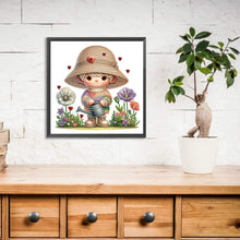 Load image into Gallery viewer, Garden Girl-Partial Special Diamond Painting-30x30cm