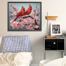 Load image into Gallery viewer, Cardinal-Partial Special Diamond Painting-35x30cm