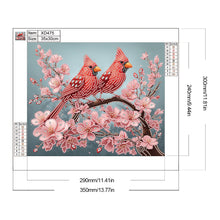 Load image into Gallery viewer, Cardinal-Partial Special Diamond Painting-35x30cm