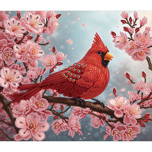 Load image into Gallery viewer, Cardinal-Partial Special Diamond Painting-35x30cm