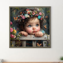 Load image into Gallery viewer, Fantasy Girl-Full Round Diamond Painting-30x30cm