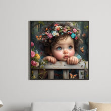 Load image into Gallery viewer, Fantasy Girl-Full Round Diamond Painting-30x30cm