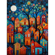 Load image into Gallery viewer, Color House-Full Round Diamond Painting-30x30cm