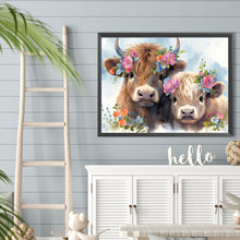 Load image into Gallery viewer, Yak-Full Round Diamond Painting-40x30cm