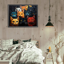 Load image into Gallery viewer, Cat-Full Round Diamond Painting-40x30cm