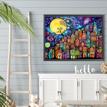 Load image into Gallery viewer, Color House-Full Round Diamond Painting-40x30cm