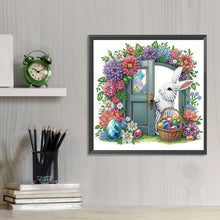 Load image into Gallery viewer, Garden Rabbit-Partial Special Diamond Painting-30x30cm