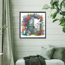 Load image into Gallery viewer, Garden Rabbit-Partial Special Diamond Painting-30x30cm