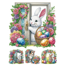 Load image into Gallery viewer, Garden Rabbit-Partial Special Diamond Painting-30x30cm