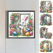 Load image into Gallery viewer, Garden Rabbit-Partial Special Diamond Painting-30x30cm