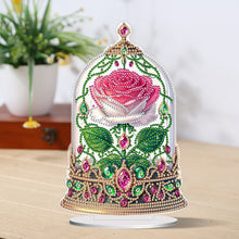 Load image into Gallery viewer, Rose Crystal Box-Single Side Drill-Acrylic Diamond Desktop Ornament