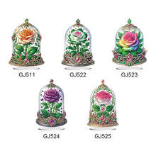 Load image into Gallery viewer, Rose Crystal Box-Single Side Drill-Acrylic Diamond Desktop Ornament