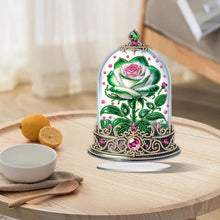Load image into Gallery viewer, Rose Crystal Box-Single Side Drill-Acrylic Diamond Desktop Ornament