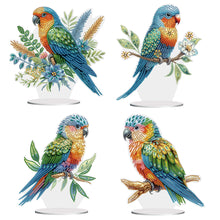 Load image into Gallery viewer, Parrot-Single Side Drill-Acrylic Diamond Desktop Ornament
