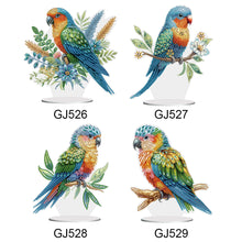 Load image into Gallery viewer, Parrot-Single Side Drill-Acrylic Diamond Desktop Ornament