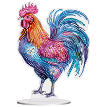 Load image into Gallery viewer, Rooster-Single Side Drill-Acrylic Diamond Desktop Ornament
