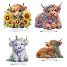 Load image into Gallery viewer, Yak-Single Side Drill-Acrylic Diamond Desktop Ornament