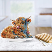 Load image into Gallery viewer, Yak-Single Side Drill-Acrylic Diamond Desktop Ornament